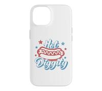 American Hot Diggity Hotdog BBQ 4th of July USA Hot Dog Case for iPhone 14