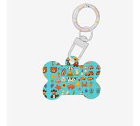 American Icons and Symbols Printing Bone Shaped Dog Tag Pet Id Tags,Acrylic Dog Tags Cat Tags with Ring for Dog Cat,Pendant Crafts