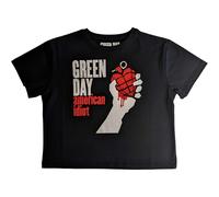 American Idiot Crop Top green day Black XXL