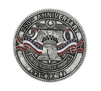 American Independence Day Brooch Pins 4Styles 250 Years America Flag Anniversary Pins 250th Anniversary Lapel Enamel Pin for Women Men