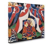 American Indian Symbols by Marsden hartley Canvas Print | Gallery Wrapped 30mm Frame Wall Art | 14x14 inches | Ready to Hang | Classic Picture | Living Room Bedroom Lounge Office