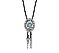 American Indians Men's novelty BOLO TIE Leather collar rope, S276, 100 cm