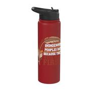 American Indigenous Native American Indian Red Indian Blood Stainless Steel Insulated Water Bottle