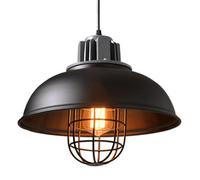 American Industrial Style Hanging Lamp, E27 Screw Flush Mount Iron Art Chandelier, Single Head Ceiling Pendant Light, Living Room Bar Restaurant Decoration Light Fixtures