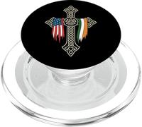 American Irish Celtic Cross - Catholic Ireland PopSockets PopGrip for MagSafe