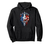 American Jets 250th Anniversary Patriotic Mens Pullover Hoodie