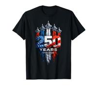American Jets 250th Anniversary Patriotic Mens T-Shirt