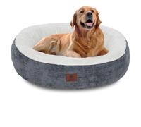 AMERICAN KENNEL CLUB 25" Round Mason Fabric Pet Bed - Stylish Washable Dog Bed with Non-Slip Backing, Plush Sleeping Surface - for Cats, Medium Breeds