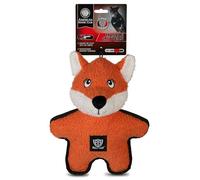 American Kennel Club Muscle Tough Fox Plush Dog Toy with Squeaker for Moderate Chewers, Durable Soft Dog Toy for Tugging & Play, Tough on Play Not on Teeth