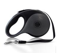 American Kennel Club Retractable Tangle-Free Dog Leash, 16.4ft, for Dogs up to 110 lbs, Ergonomic Non Slip Grip, One-Handed Braking System