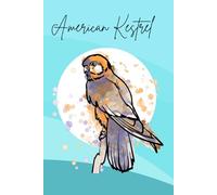 American Kestrel: Blank-Lined Bird Journal Notebook