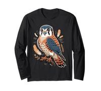 American Kestrel Falcon Long Sleeve T-Shirt