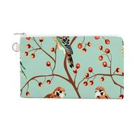 American Kestrel Pattern Coin Purse Cute Change Pouch Wallet Clutch Bag with Zip
