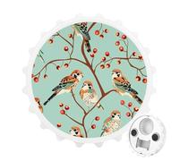 American Kestrel Pattern Magnetic Beer Bottle Opener Funny Fridge Sticker for Refrigerator Decor White-Style