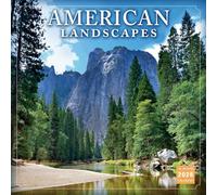 American Landscapes 2026 Wall Calendar, 16-Month Nature Calendar, 12" x 12"