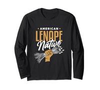AMERICAN LENAPE NATIVE - Fist of Arrows - Indian Culture Long Sleeve T-Shirt