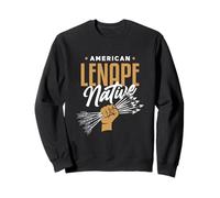 AMERICAN LENAPE NATIVE - Fist of Arrows - Indian Culture Sweatshirt