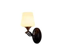 American Living Room Bedroom Wall Lamp Creative Modern Simplicity Restaurant Cafe Hotel Bedside Wrought Iron Wall Light Stairs Aisle Corridor E27 Wall Lantern Fixture