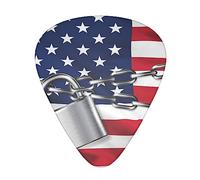 American Lock flag Bass Celluloid Guitar Plectrums Luxury Guitar Picks Cool Guitar Picks Custom Guitar Picks Fashion Guitar pick
