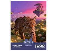 American Lynx 1000-Piece Jigsaw Puzzle For Adults Challenging Puzzles Fun, Challenging & Brainteasing Games Gifts for Men And Women Home Decoration Puzzle 70x50cm/1000pcs