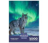 American Lynx 1000-Piece Jigsaw Puzzle for Adults Educational Games Fun, Challenging & Brainteasing Games Gifts for Men And Women Home Decoration Puzzle 70x50cm/1000pcs