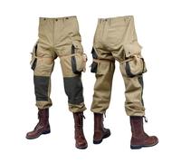 American M42 Parachute Pants 101 Airborne Outdoor Pants Replica WW2 US Army, Khaki, 34