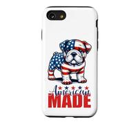 American Made Bulldog - Independence Day Patriotic USA Dog Case for iPhone SE (2020) / 7/8