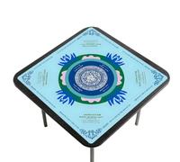 American Mahjong Mat 31.5x31.5 Inch Anti-Slip Noise-Reducing with Rules