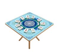 American Mahjong Mat 80cm, Anti-Slip Printed Rule Pad For Card Games