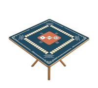 American Mahjong Mat Noise-Reducing Pad with Directional Markers