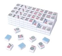 American Mahjong Tile Set with 166 Blue Back Tiles (1.2”, Tiles Only)