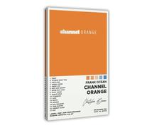 American Male Singer Frank Ocean Channel ORANGE Album Poster Canvas Posters Frame-style 16x24inch(40x60cm)
