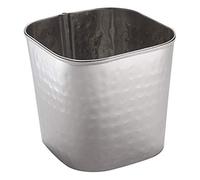 American Metalcraft FCH325 Square Hammered Fry Cup, Stainless Steel, 18 oz. Capacity, 3-5/8" Height, 3-5/8" Width, 3-5/8" Length
