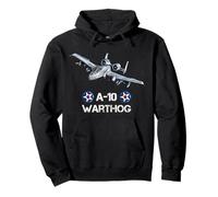 American Military Fighter Bomber A10 Warthog Pullover Hoodie