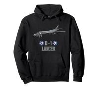 American Military Strategic Aircraft B1 Lancer Pullover Hoodie