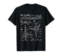 American Military Strategic Aircraft B1 Lancer T-Shirt
