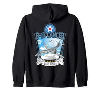 American Military Strategic Aircraft B1 Lancer Zip Hoodie