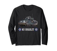 American Military Tank Vehicle IFV M3 Bradley Long Sleeve T-Shirt