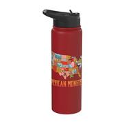 American Monsters Local Cryptid States Believe Cryptid Stainless Steel Insulated Water Bottle