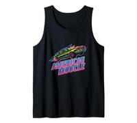 American Muscle Car Vintage 80s Synthwave Geometric Retro Tank Top