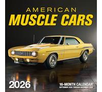 American Muscle Cars 2026 : 16-Month Calendar--September 2025 through December 2026