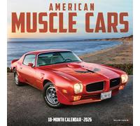 American Muscle Cars 2026 Mini Wall Calendar