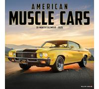American Muscle Cars 2026 Wall Calendar