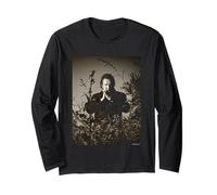 American Music Legend Johnny Cash by Michael Grecco Long Sleeve T-Shirt