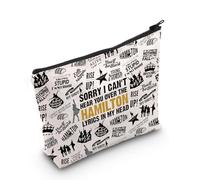 American Musical Makeup Bag Broadway Musical Lover Gift for Musical Lovers (Over The Hamilton Bag EU)