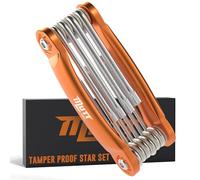 American MUTT Tools Tamper Proof Torx Set - Security Torx Set, Star Tool with Hole in Middle | Tamper Proof Allen Wrench Set, Security Hex Key Set, Folding Torx Key Set, Star Wrench Set, Star Keys