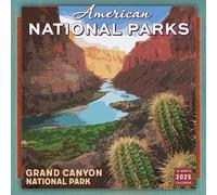 American National Parks 2025 Wall Calendar, 16-Month Nature Calendar, 12" x 12"