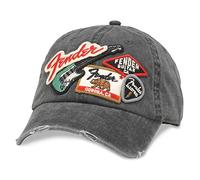 American Needle Fender - Mens Iconic Snapback Hat, O/S, Black