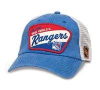 American Needle New York Rangers - Mens Ravenswood Snapback Hat, O/S, Ivory/Royal