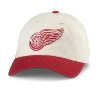 AMERICAN NEEDLE Unisex National Hockey League NHL Team Logo Officially Licensed Adjustable Snapback Epic Baseball Hat, Ivory/Red (Detroit Red Wings), One size